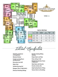Image of 610 Sq.ft 1 BHK Apartment / Flat for sale in Cosmos Legend, Virar West, Virar for Rs. 3000000
