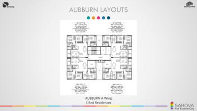 Image of 570 Sq.ft 2 BHK Apartment / Flat for sale in Aubburn At Sarova, Kandivali East, Mumbai for Rs. 15500000