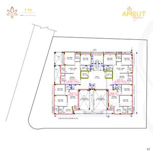 Image of 561 Sq.ft 2 BHK Apartment / Flat for sale in Madhuvan Amrut Elegance, Chandlodia, Ahmedabad for Rs. 5400000