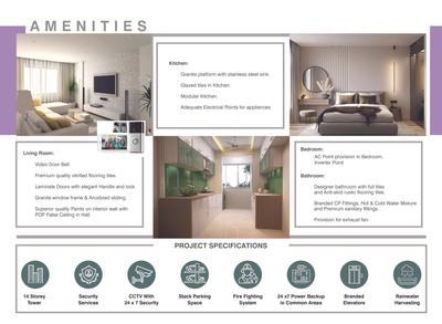 Image of 800 Sq.ft 2 BHK Apartment / Flat for sale in Shalibhadra Amora, Nalasopara West, Nala Sopara for Rs. 4700000