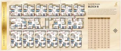 Image of 1253 Sq.ft 2 BHK Apartment / Flat for sale in VKK Grand, Horamavu, Bengaluru for Rs. 8520400