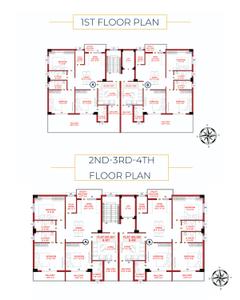Image of 1450 Sq.ft 3 BHK Apartment / Flat for sale in DC Nirmaan, Pokhariput, Bhubaneswar for Rs. 11000000