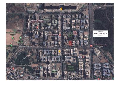 Image of 2120 Sq.ft 3 BHK Apartment / Flat for sale in Platinum Westwoods, Nerul, Navi Mumbai for Rs. 38500000