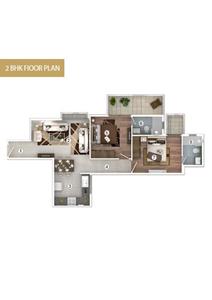 Image of 503 Sq.ft 1 BHK Apartment / Flat for sale in Pivotal Paradise, Sector 62, Gurgaon for Rs. 5650000