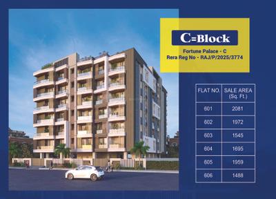 Image of 1400 Sq.ft 4 BHK Apartment / Flat for sale in Siddhi Fortune Palace D, Sunder Nagar, Jaipur for Rs. 11000000