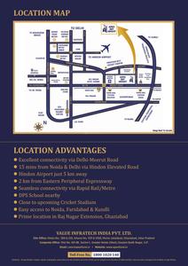 Image of 1635 Sq.ft 3 BHK Apartment / Flat for sale in Apex Sky Height, Sikrod, Ghaziabad for Rs. 13000000
