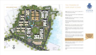 Image of 1450 Sq.ft 2 BHK Apartment / Flat for sale in SMR Vinay Iconia Phase 2, Serilingampally, Hyderabad for Rs. 14500000