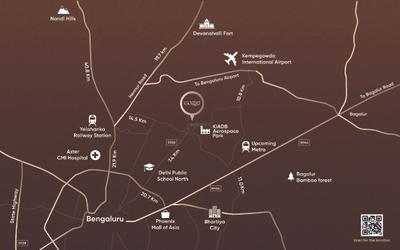 Image of 1000 Sq.ft 2 BHK Apartment / Flat for sale in Dhruvija Gopura, Bagalur, Bengaluru for Rs. 5600000
