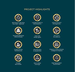 Image of 1012 Sq.ft Residential Plot / Land for sale in Adityaram Golden Gate, Siruseri, Chennai for Rs. 3945000