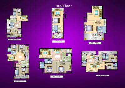 Image of 1400 Sq.ft 2 BHK Apartment / Flat for sale in Premium Kings Residency, Rajpur, Dehradun for Rs. 16200000