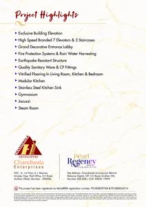 Image of 650 Sq.ft 2 BHK Apartment / Flat for sale in Pearl Regency, Andheri West, Mumbai for Rs. 14500000
