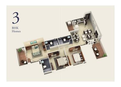 Image of 1058 Sq.ft 2 BHK Apartment / Flat for sale in Kohinoor Falcon, Sus, Pune for Rs. 9800000