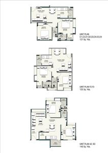 Image of 1143 Sq.ft 2 BHK Apartment / Flat for sale in Vrundavan Shyam Elegance, Jodhpur, Ahmedabad for Rs. 6400000