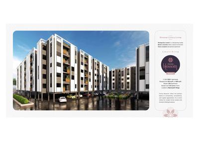 Image of 1385 Sq.ft 3 BHK Apartment / Flat for sale in Prince Blossom, Neelambur, Coimbatore for Rs. 8500000