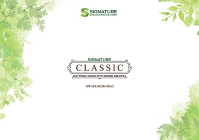 Image of 982 Sq.ft 2 BHK Apartment / Flat for sale in Signature Classic, Sompura, Bengaluru for Rs. 7900000