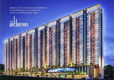 Image of 973 Sq.ft 3 BHK Apartment / Flat for sale in VTP Aethereus Phase 2 by VTP Realty, Mahalunge, Pune for Rs. 11400000