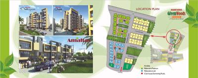 Image of 854 Sq.ft 3 BHK Apartment / Flat for sale in Mahendra Green Woods, Jatkhedi, Bhopal for Rs. 3500000