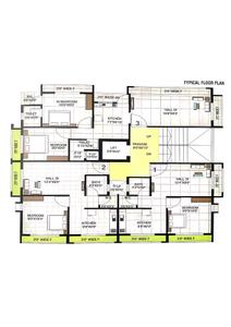 Image of 355 Sq.ft 1 BHK Apartment / Flat for sale in Mukesh Shree Chamunda Apartment, Chala, Vapi for Rs. 1200000