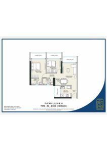 Image of 644 Sq.ft 1 BHK Apartment / Flat for sale in JP Codename Dream Home Tower C, Mira Road East, Mira Bhayandar for Rs. 7250000