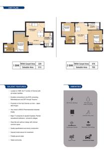 Image of 476 Sq.ft 2 BHK Apartment / Flat for sale in Arun Excello Lalitha, Thiruporur, Chennai for Rs. 2600000