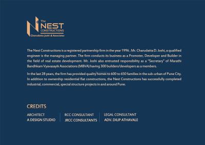 Image of 1850 Sq.ft 3 BHK Apartment / Flat for sale in The Nest Anamay, Kothrud, Pune for Rs. 25500000