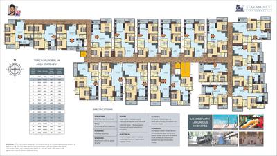 Image of 1535 Sq.ft 3 BHK Apartment / Flat for sale in DS Stavam Nest, Gantiganahalli, Bengaluru for Rs. 11500000