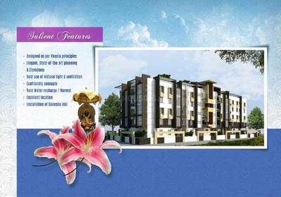 Image of 1250 Sq.ft 3 BHK Apartment / Flat for sale in Soundarya Paradise, Jalahalli, Bengaluru for Rs. 8500000