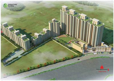 Image of 670 Sq.ft 2 BHK Apartment / Flat for sale in Signature Global The Millennia 2, Sector 37C, Gurgaon for Rs. 6950000