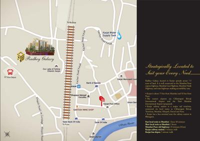 Image of 600 Sq.ft 1 BHK Apartment / Flat for sale in Radhey Galaxy Phase I, Karjat, Thane for Rs. 2550000