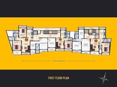 Image of 1060 Sq.ft 2 BHK Apartment / Flat for sale in Skyline Jewel, Taloja, Navi Mumbai for Rs. 6300000