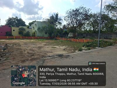 Image of 800 Sq.ft Residential Plot / Land for sale in AVM Metro City, Mathur, Mathavaram, Chennai for Rs. 5040000