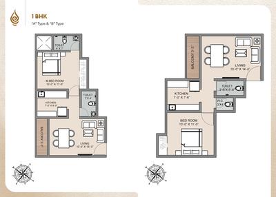 Image of 550 Sq.ft 1 BHK Apartment / Flat for sale in Siyara Avantika, Bhiwandi, Thane for Rs. 3800000