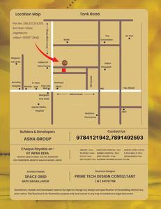 Image of 1467 Sq.ft 3 BHK Apartment / Flat for sale in HT Livasha, Jagatpura, Jaipur for Rs. 5868000