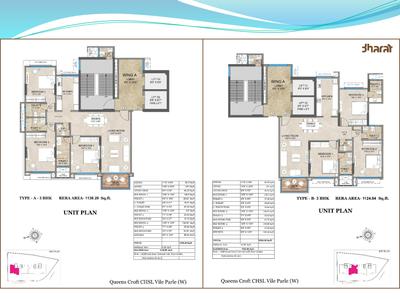 Image of 3400 Sq.ft 6 BHK Apartment / Flat for sale in Bharat Redevelopment of Queens Croft CHSL, Vile Parle West, Mumbai for Rs. 145000000