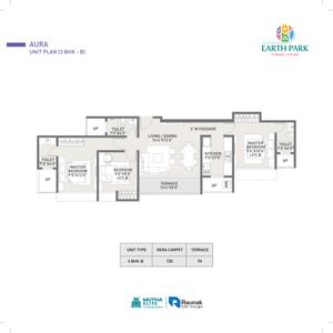 Image of 600 Sq.ft 1 BHK Apartment / Flat for sale in Raunak Earth Park Building No 5, Kalyan West, Kalyan for Rs. 3690000