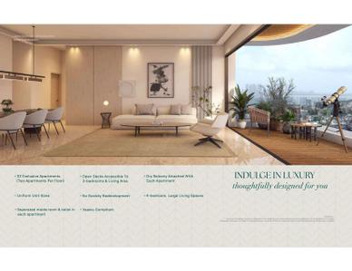 Image of 2100 Sq.ft 4 BHK Apartment / Flat for sale in NVK Palmera Residences, Bandra West, Mumbai for Rs. 160000000