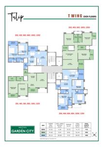 Image of 1200 Sq.ft 2 BHK Apartment / Flat for sale in Aditya Garden City, Warje, Pune for Rs. 12500000