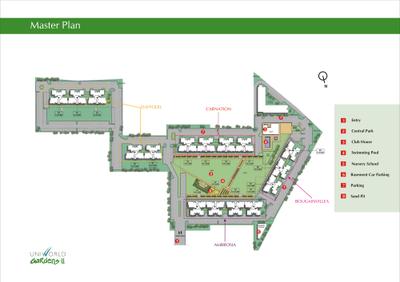 Image of 1275 Sq.ft 3 BHK Apartment / Flat for sale in Unitech Uniworld Gardens 2, Sector 47, Gurgaon for Rs. 20000000