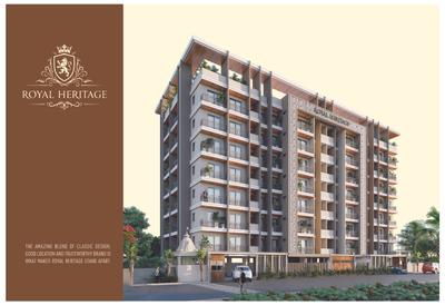 Image of 1100 Sq.ft 3 BHK Apartment / Flat for sale in Royal Heritage, Mahal, Nagpur for Rs. 7900000
