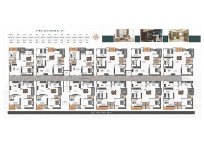 Image of 1530 Sq.ft 3 BHK Apartment / Flat for sale in Bommarillu Nandanavanam, Ameenpur, Sangareddy for Rs. 7600000