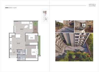Image of 1845 Sq.ft 3 BHK Apartment / Flat for sale in Imperia Lavish, Zundal, Ahmedabad for Rs. 7400000