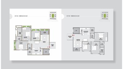 Image of 1700 Sq.ft 3 BHK Apartment / Flat for sale in Ashapura Samanvay Scintilla, Bopal, Ahmedabad for Rs. 8200000