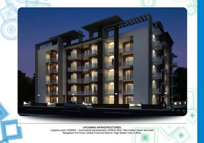 Image of 1420 Sq.ft 3 BHK Apartment / Flat for sale in Srinidhi Aashritha, Amrutahalli, Bengaluru for Rs. 8800000
