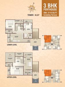 Image of 1150 Sq.ft 2 BHK Apartment / Flat for sale in Ananta Samruddhi, Sayajipura, Vadodara for Rs. 2200000