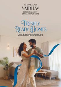 Image of 1085 Sq.ft 2 BHK Apartment / Flat for sale in Sri Balaji Vaibhav, Bellandur, Bengaluru for Rs. 13000000