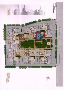 Image of 2200 Sq.ft 3 BHK Apartment / Flat for sale in Sangini Vedanta, Vesu, Surat for Rs. 14300000