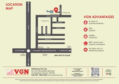 Image of 818 Sq.ft Residential Plot / Land for sale in VGN Serene, Thiruneermalai, Chennai for Rs. 6544000