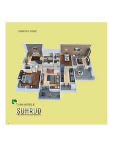 Image of 1680 Sq.ft 3 BHK Apartment / Flat for sale in Gangotree Suhrud, Erandwane, Pune for Rs. 26000000