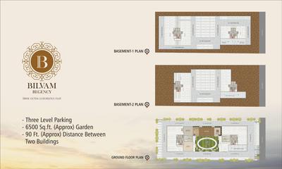 Image of 1922 Sq.ft 3 BHK Apartment / Flat for sale in Universal Bilvam Regency, Palanpur, Surat for Rs. 7800000