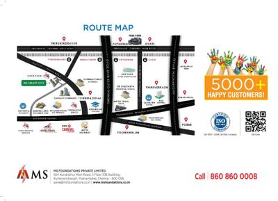 Image of 1906 Sq.ft Residential Plot / Land for sale in MS Smart City, Poonamallee, Chennai for Rs. 6200000